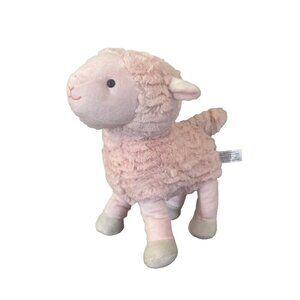 Inter American Products Pink White Lamb Plush 12 Inch Stuffed Animal Toy 2015
